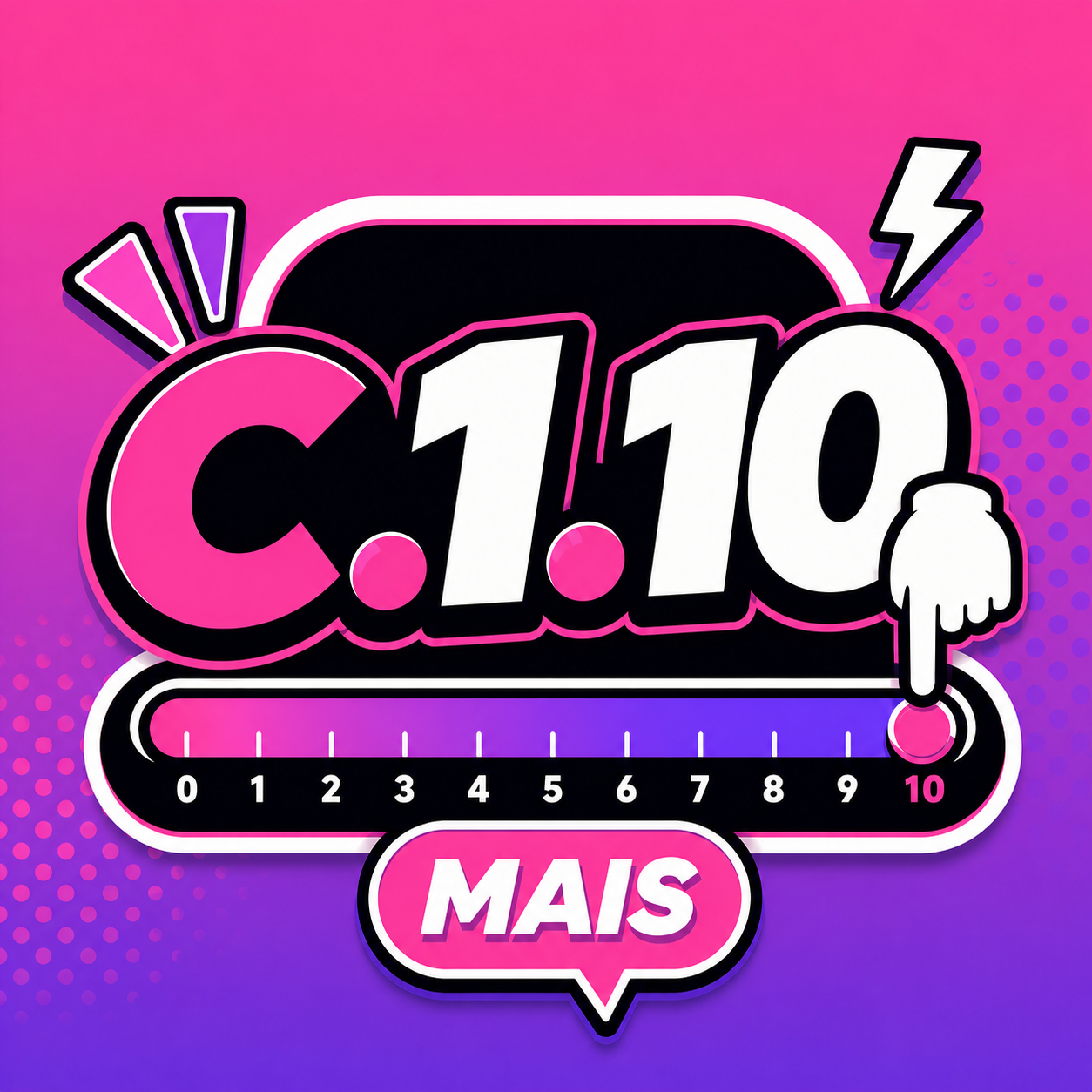 Logo C.1.10 - C'est un 10 MAIS